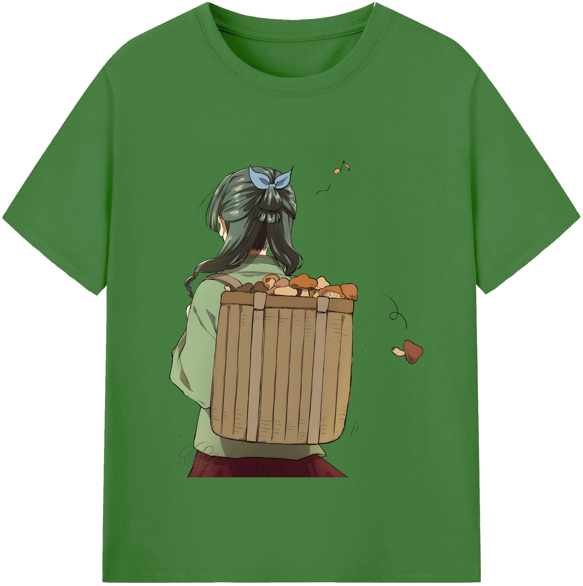 （画像用） 薬屋のひとりごと The Apothecary Diaries レディースカジュアルプリントTシャツ（綿100％）